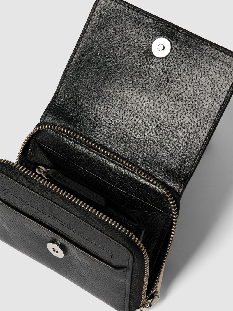 Portemonnaie aus Leder Modell 'K_Kosma' in schwarz