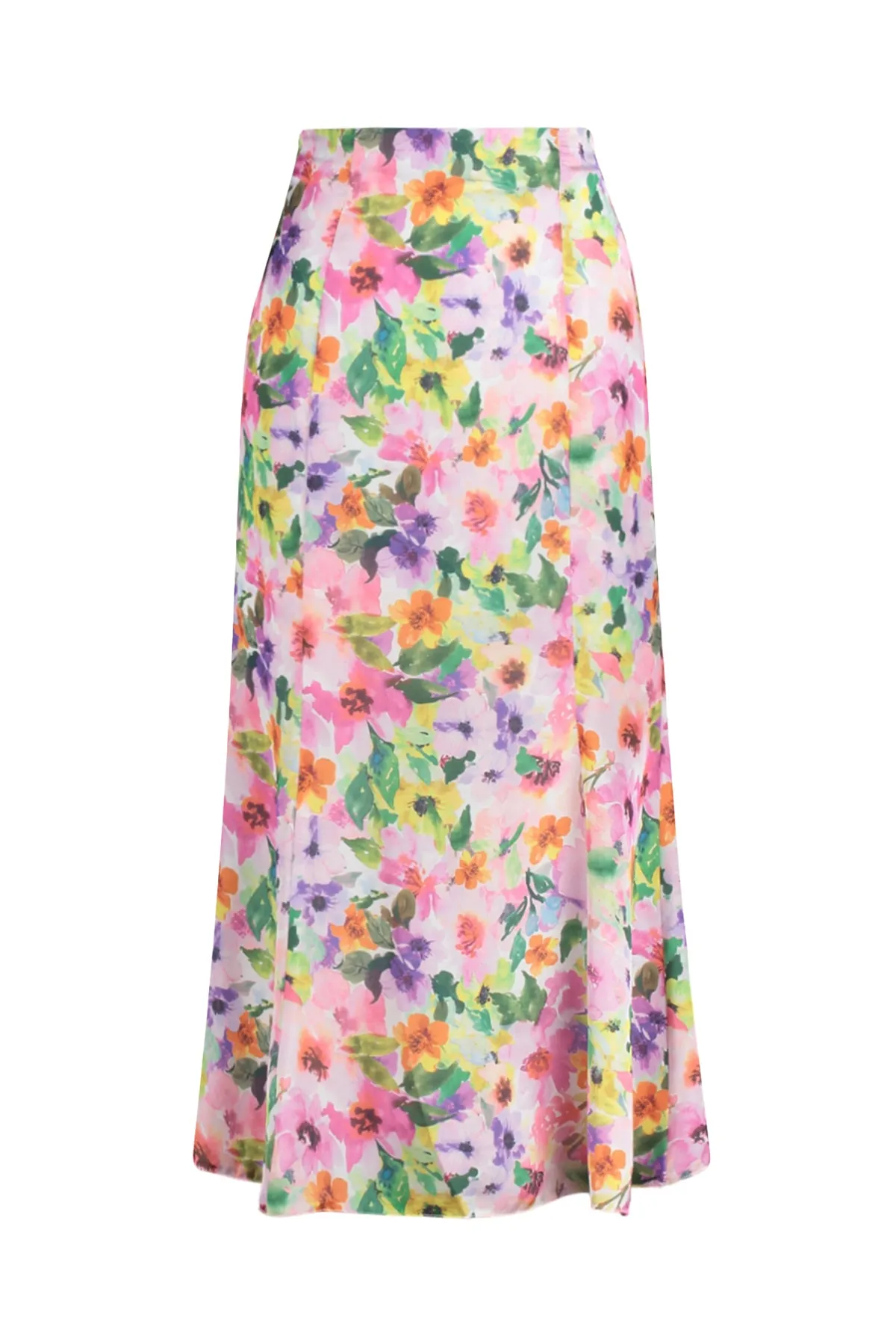 Trendyol Collection  Mehrfarbiger, gewebter Maxirock mit Blumenmuster TWOSS23ET00124