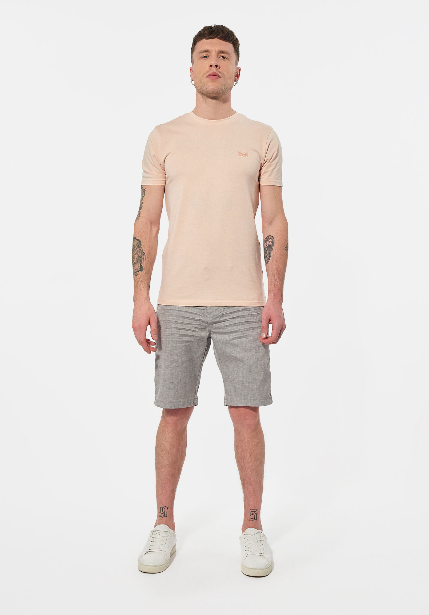 NOCI   Short gris chinÃ© Homme