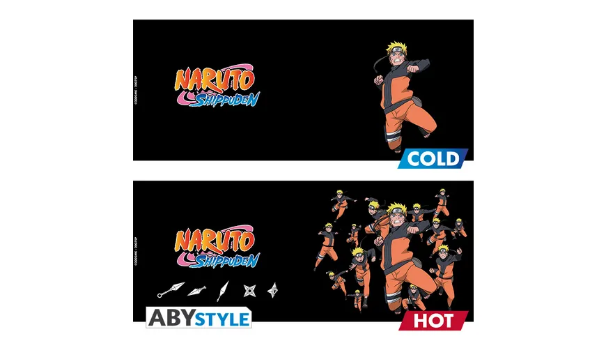 Naruto Shippuden Multiclon Thermoeffektasse