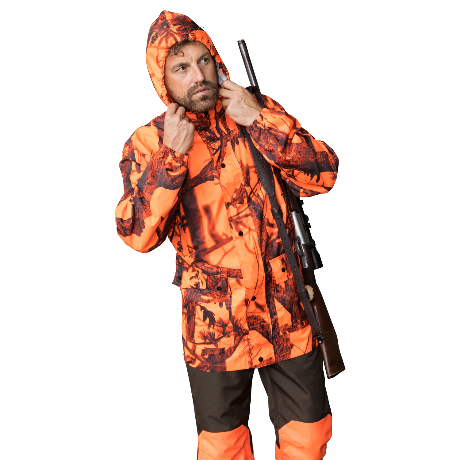 Percussion Herren Regenjacke Ghostcamo
