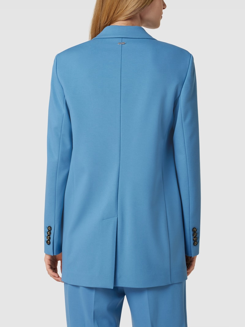 Blazer mit Label-Applikation Modell 'Jewetta' in bleu