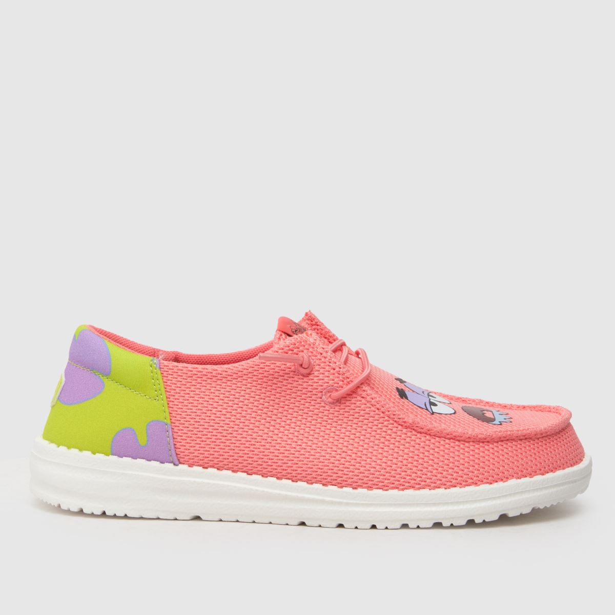 HEYDUDE – Wendy Funk Svampbob – Rosa, flerfärgade sneakers