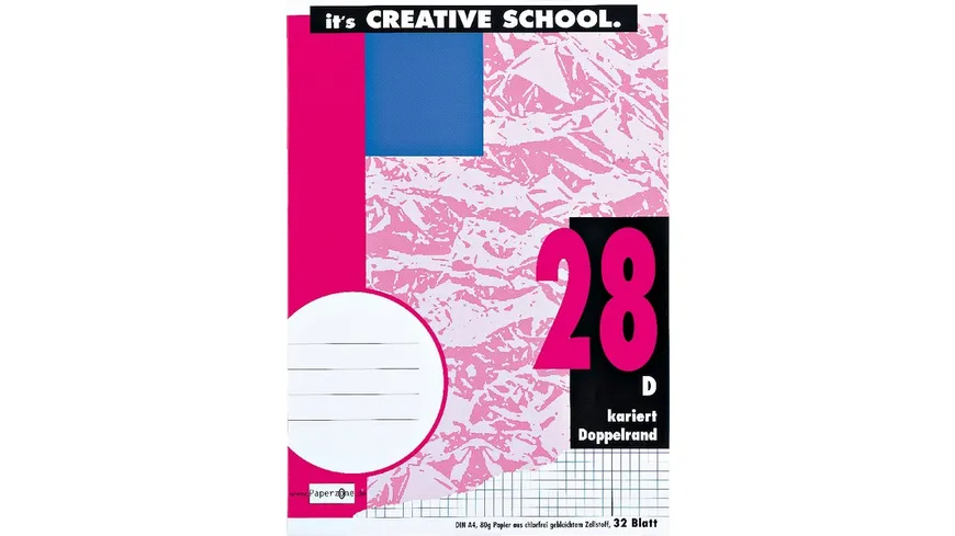 PAPERZONE Heft A4 Lineatur 28 32 Blatt