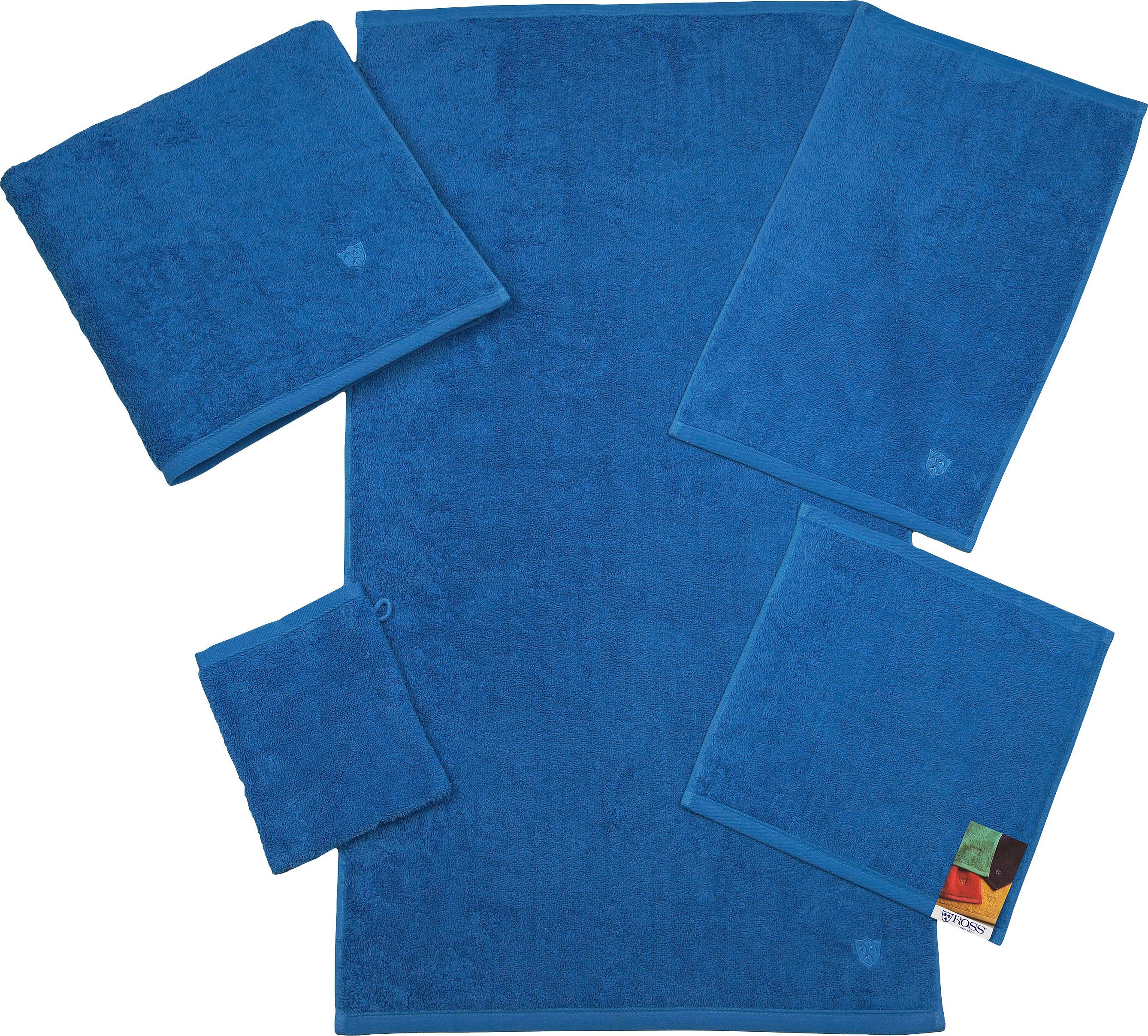 ROSS Duschtuch Vita, Frottier (1-St), Bestickung ROSS-Emblem
