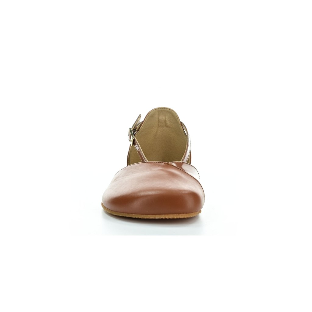 Shapen Poppy II Cognac Barfuß-Ballerinas