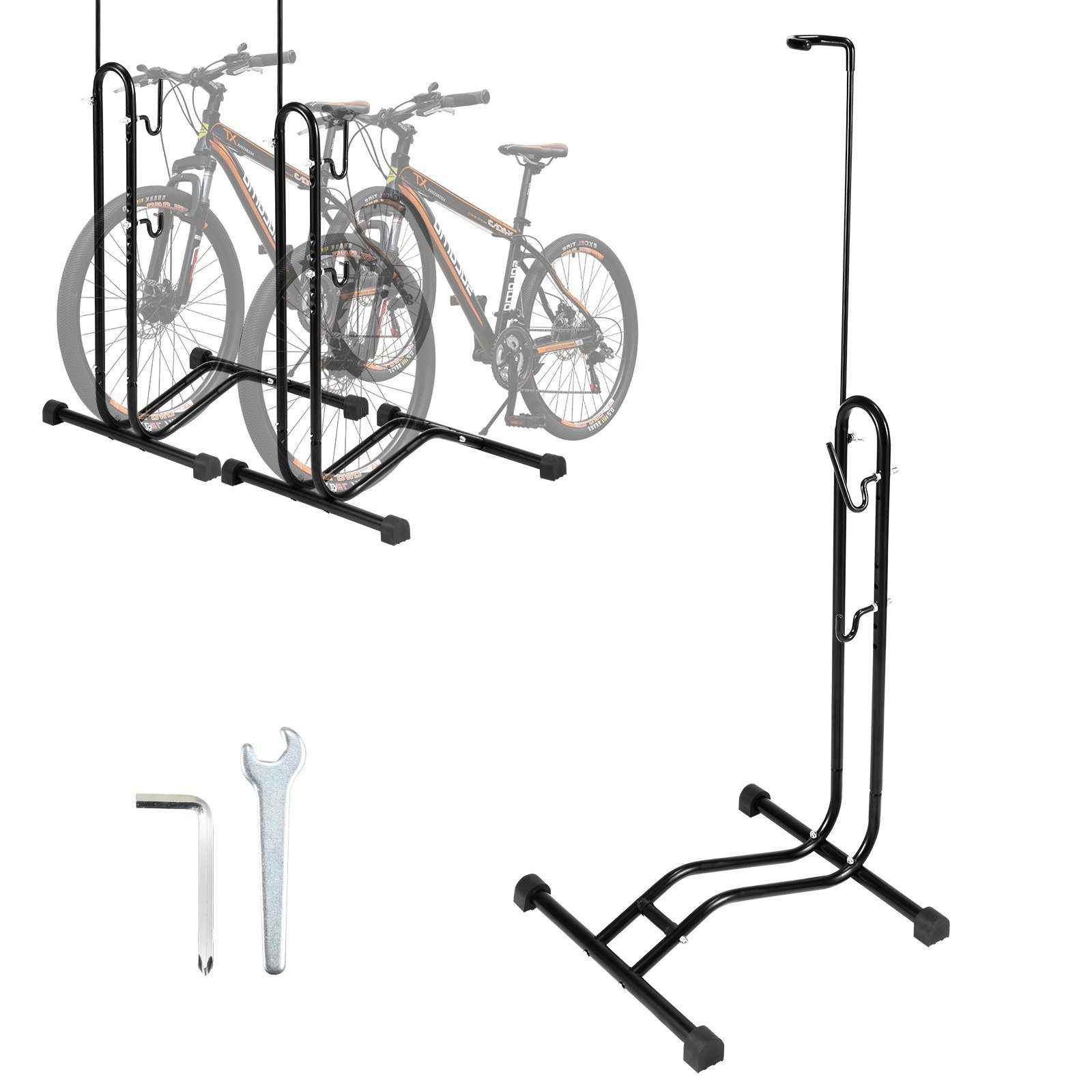 Gimisgu Fahrradständer Fahrradständer Ausstellungsständer Bodenständer freistehend Radständer