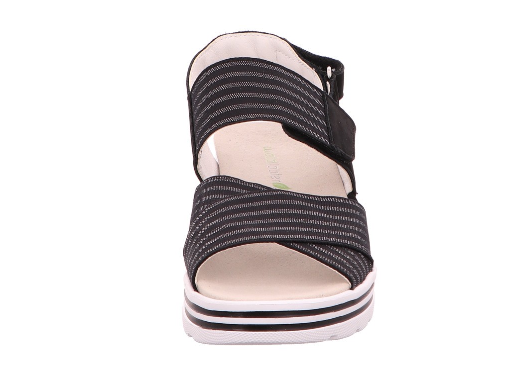 WALDLÄUFER Komfort Sandalen schwarz H-Michelle