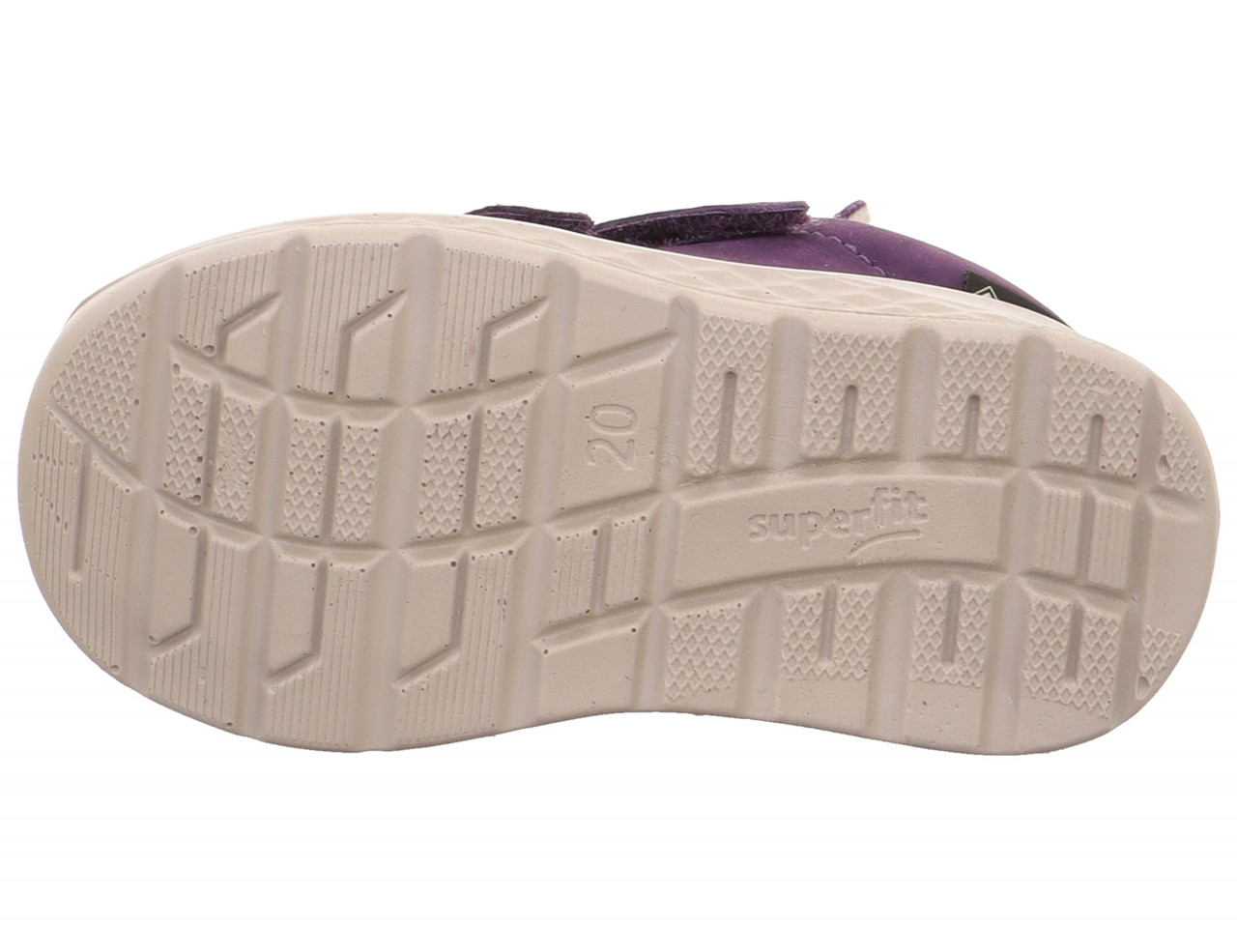 BREEZE - Lila Sneaker low mit Klettverschluss