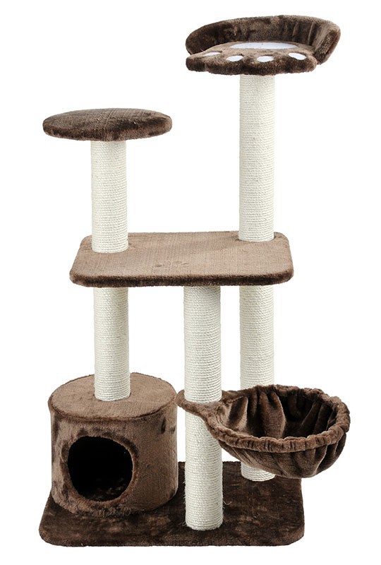 Rohrschneider Kletterbaum Molly, 60 x 40 x 116 cm, braun
