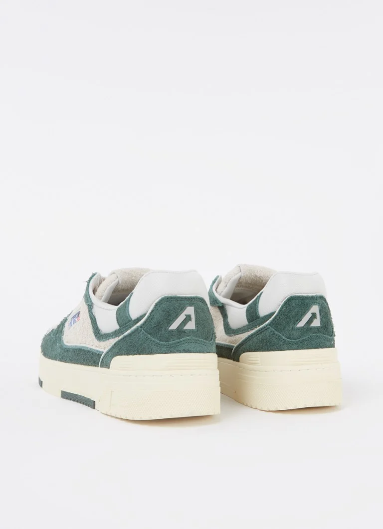 Autry CLC suede sneaker with mesh details