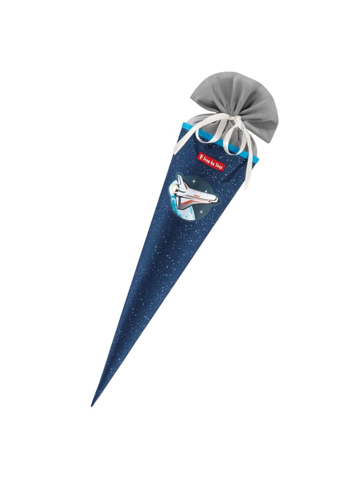 Step by Step Schultüte, mit eingenähtem Bändchen in Sky Rocket Rico günstig kaufen onesize