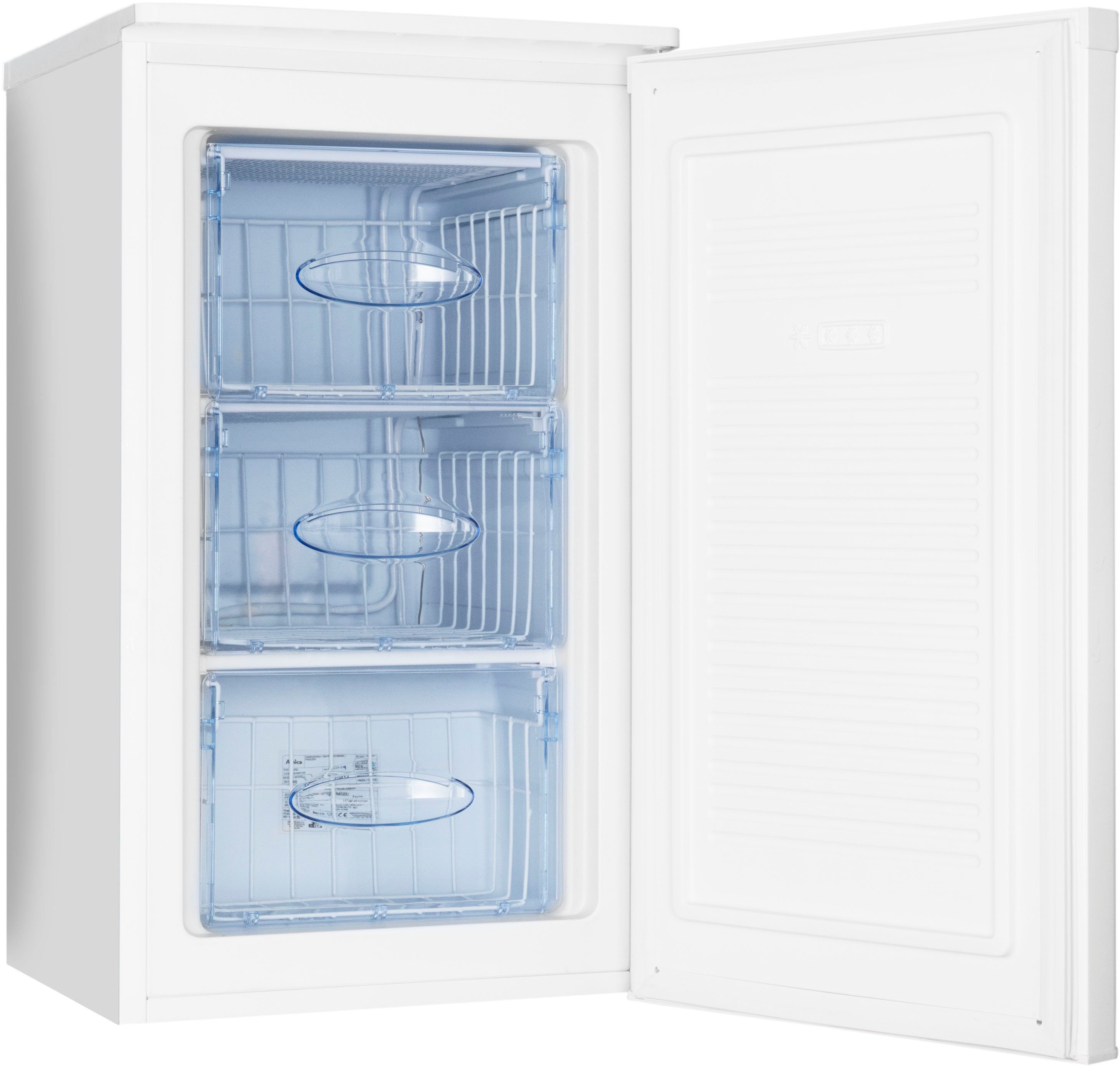 Amica Gefrierschrank GS15496W, 85 cm hoch, 48 cm breit