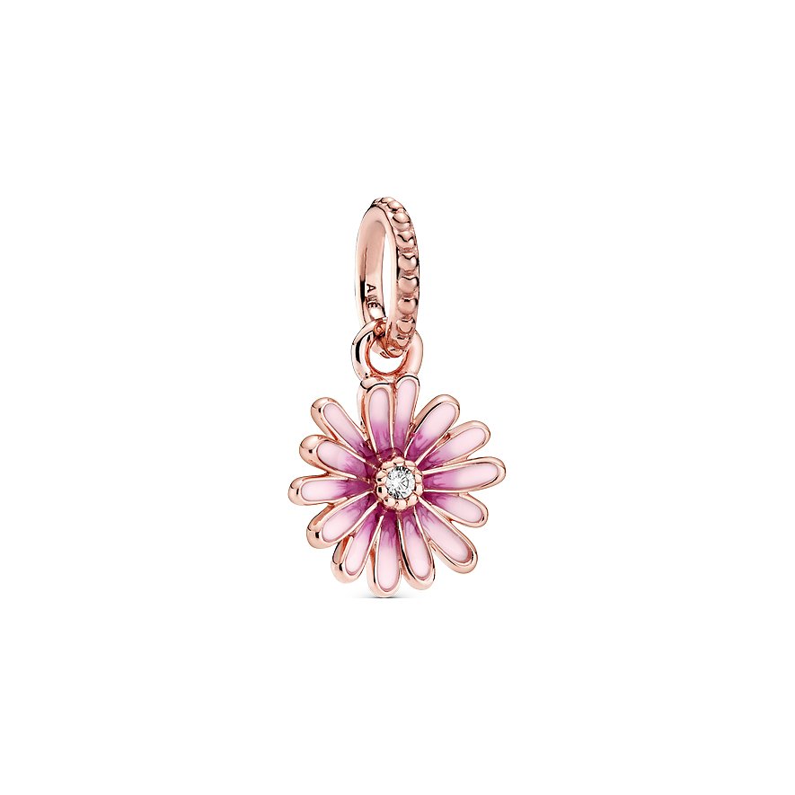 Pandora Charm Moments Rosafarbenes Gänseblümchen
