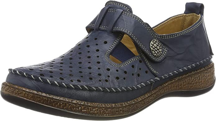 COMFORTABEL Sportliche Slipper blau