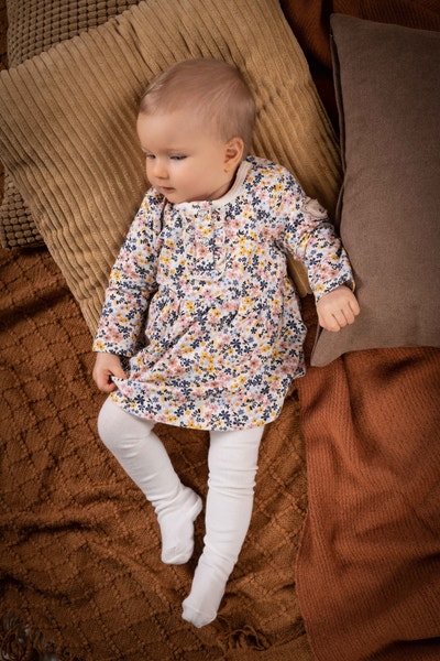 Kleid, dunkelblau für Mädchen