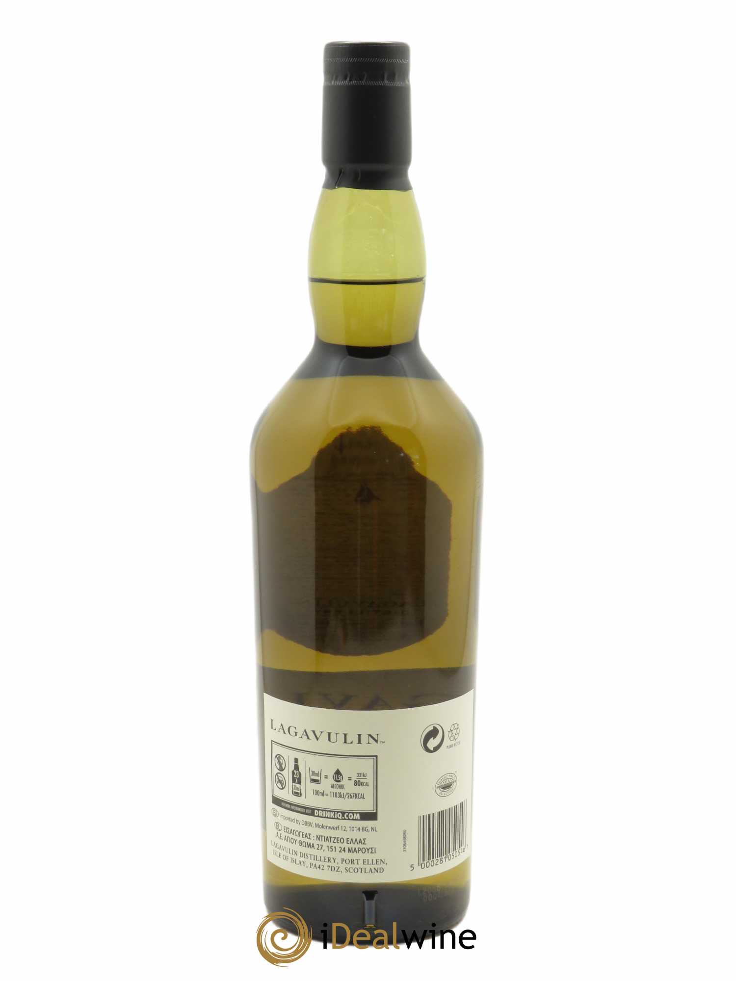 Whisky Lagavulin 8 years old (75cl)  - Lot de 1 Bouteille