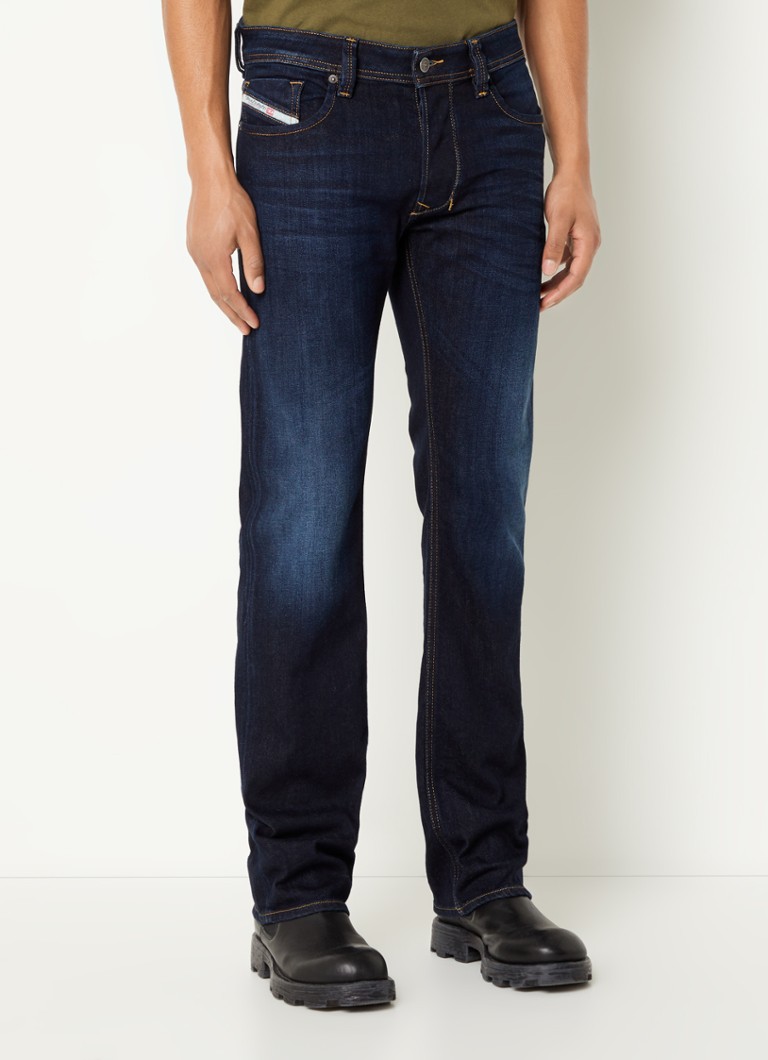 Diesel 1985 Larkee jeans med rette ben og mørk vask