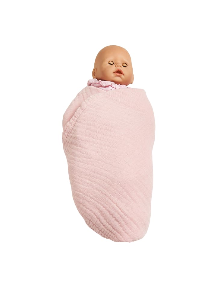 nordic coast company  Babydecke 4 in 1 groß in Rosa - 90 x 120 cm  günstig kaufen onesize