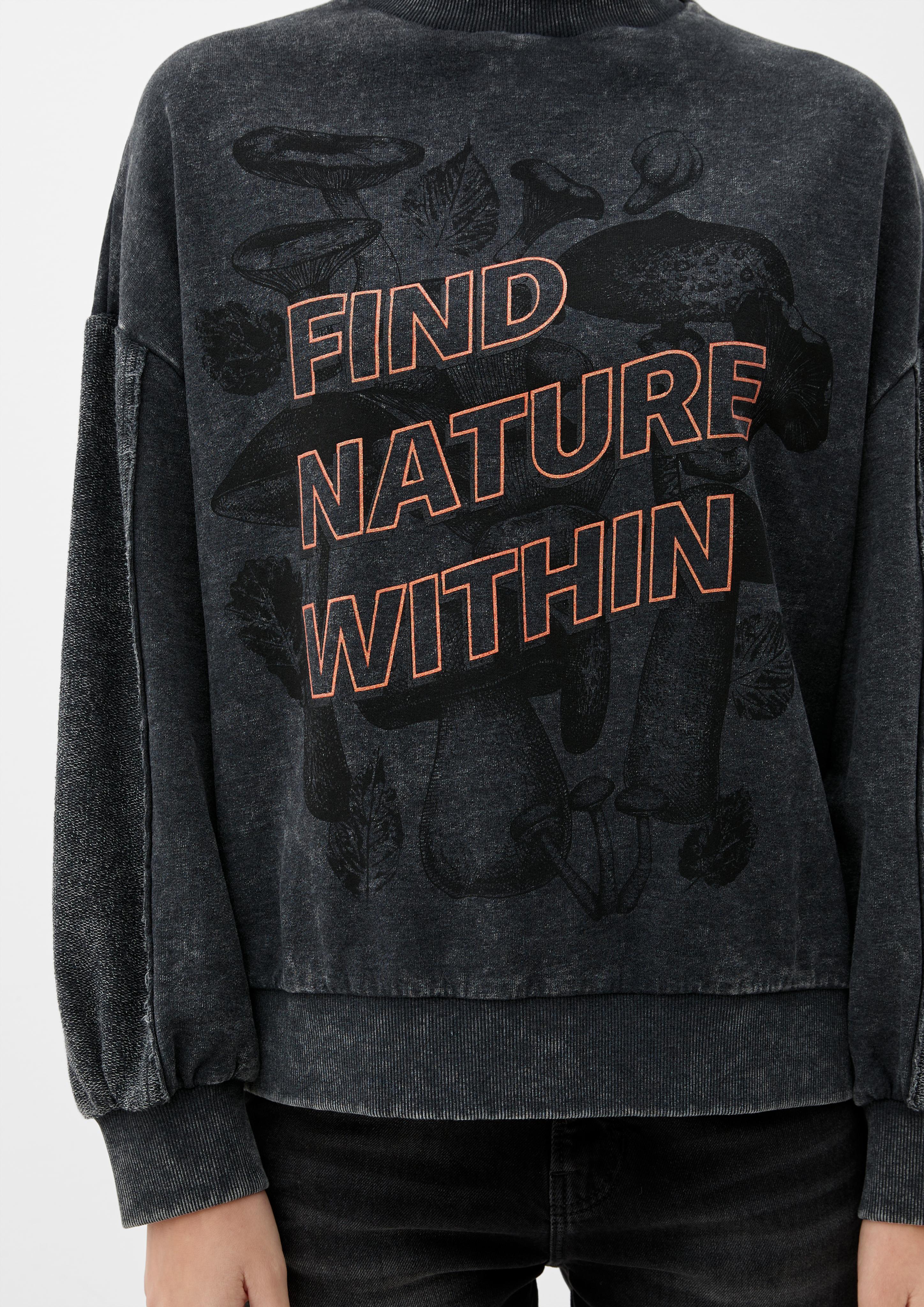 Sweatshirt mit Glitzerartwork  2120201-99D0