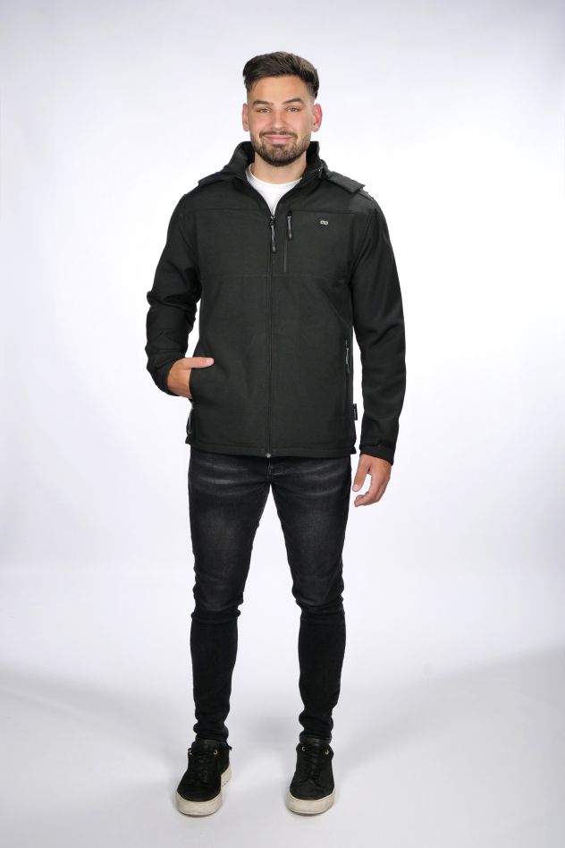 Veste de survêtement Toolnation MPFY14002TON en polaire noire