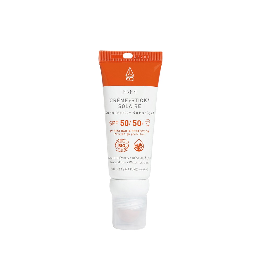 eq france COMBI STICK SPF50+ 2GR / CRÈME SPF50 20ML BIO CREME SOLAIRE