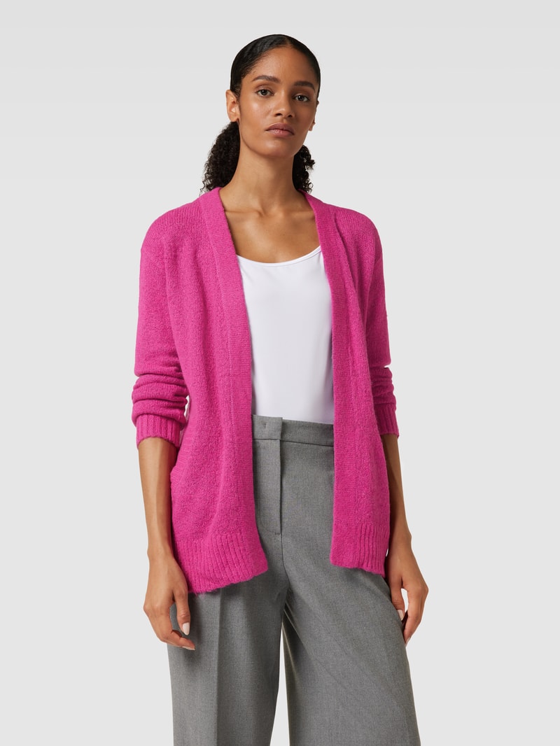 Cardigan mit offener Vorderseite Modell 'Mirelle' in fuchsia meliert