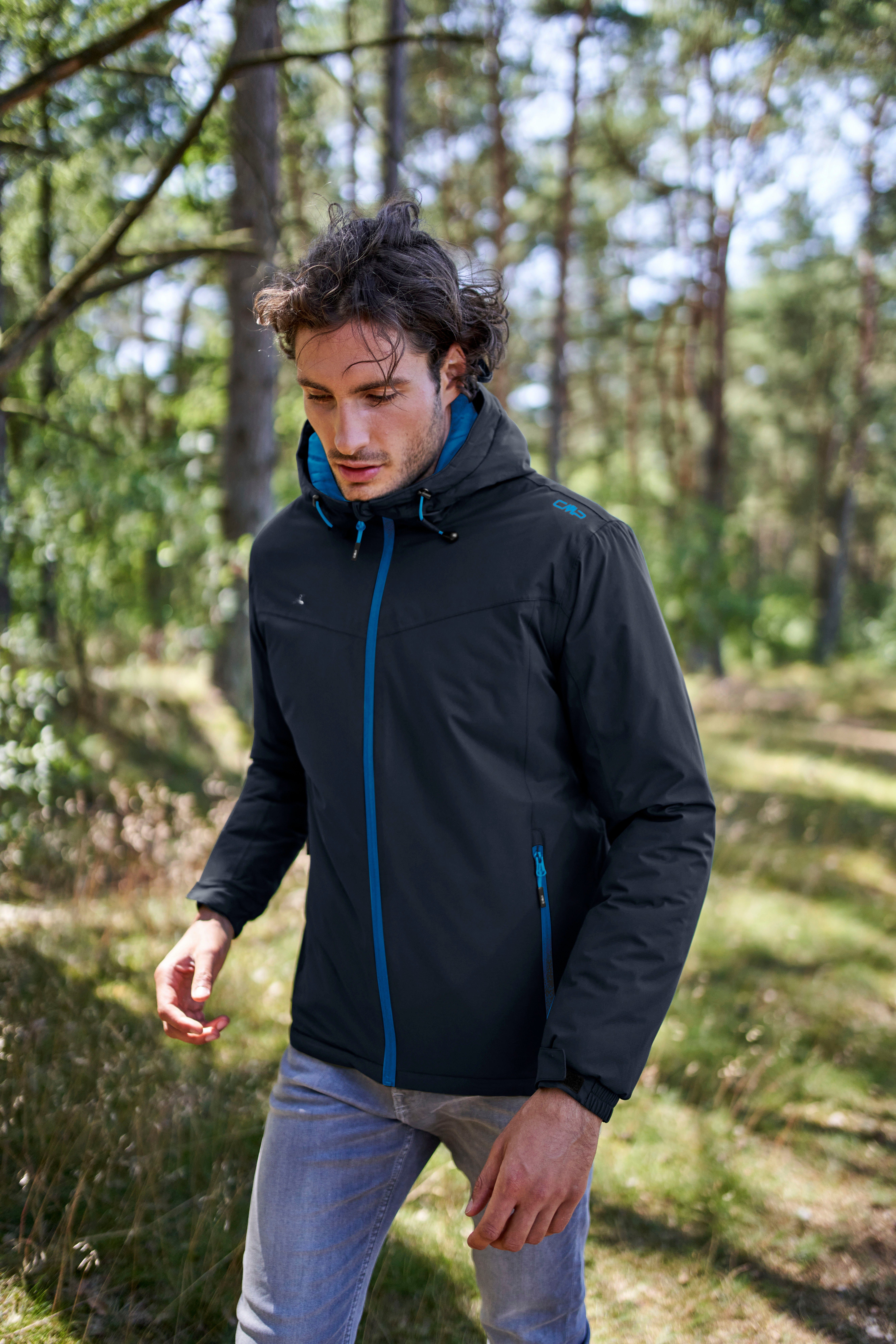 CMP Funktionsjacke Winddicht & Wasserabweisend & Atmungsaktiv
