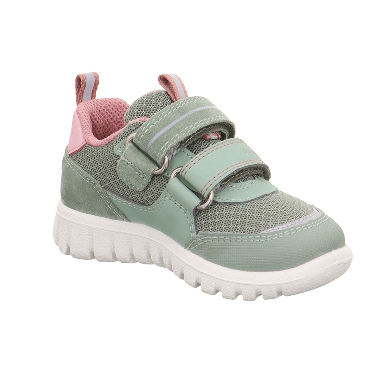 SPORT7 MINI - Hellgrün/RosaSneaker low mit Klettverschluss