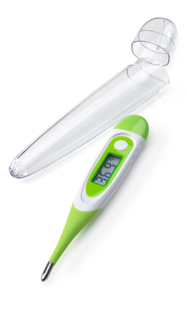 Digitales Fieberthermometer mit flexibler Messspitze, 1 St