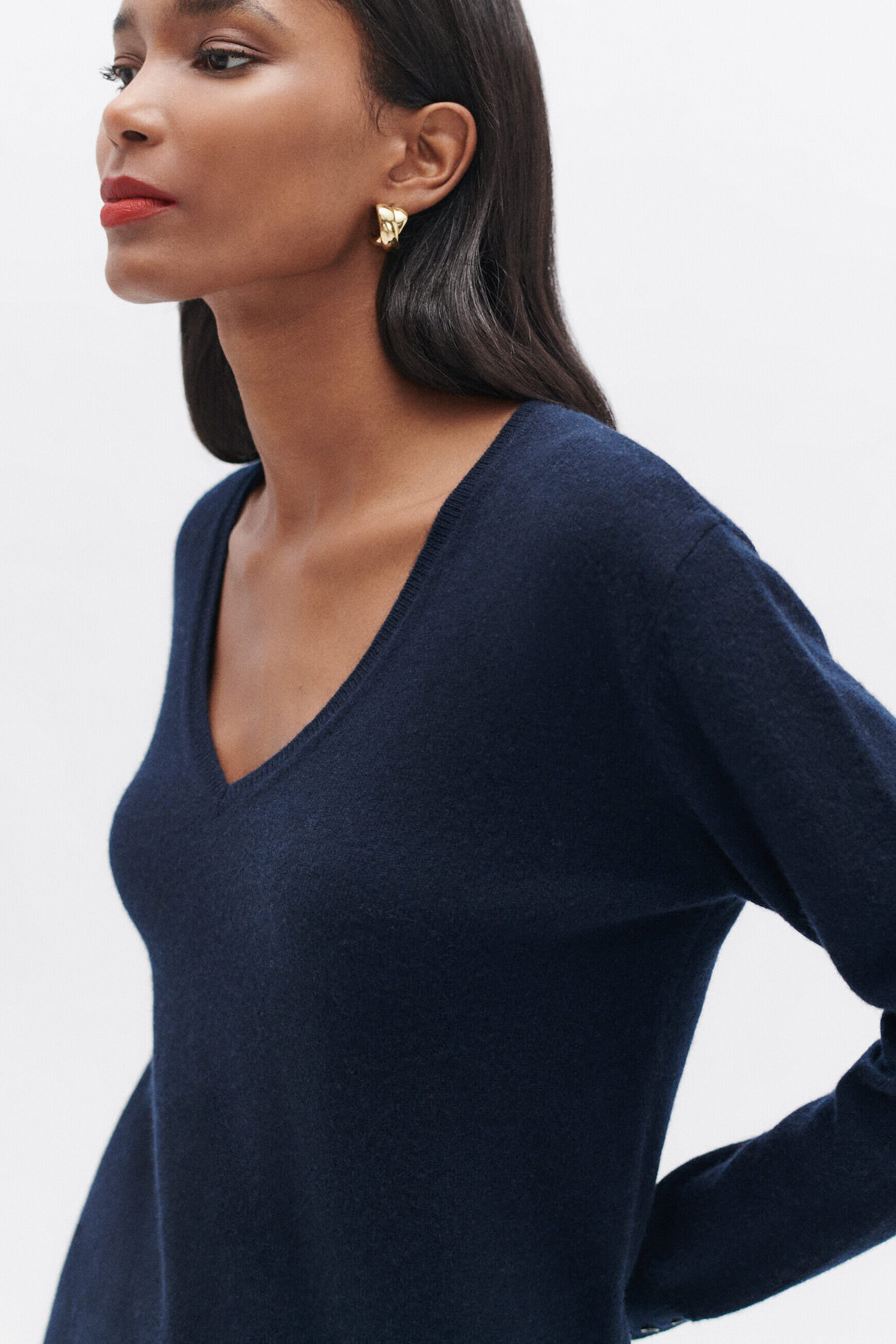 Pull marianne bleu marine femme