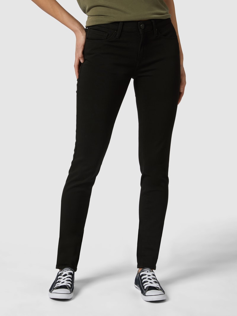 Super Skinny Fit Jeans mit Viskose-Anteil Modell 'Adriana' in schwarz