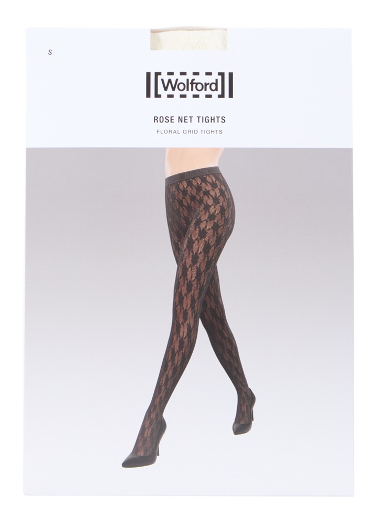 Wolford Rose virágmintás halhálós harisnya
