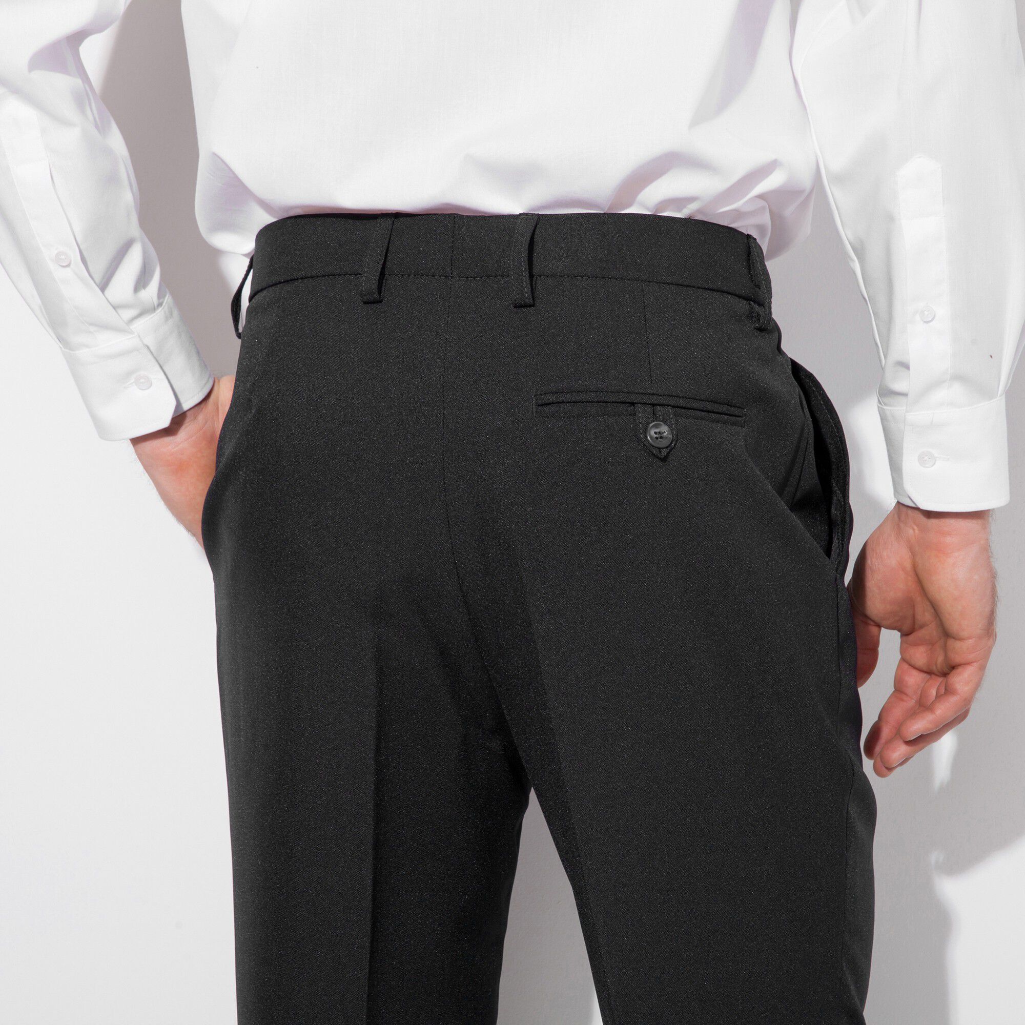 Pantalon taille élastiquée à pinces