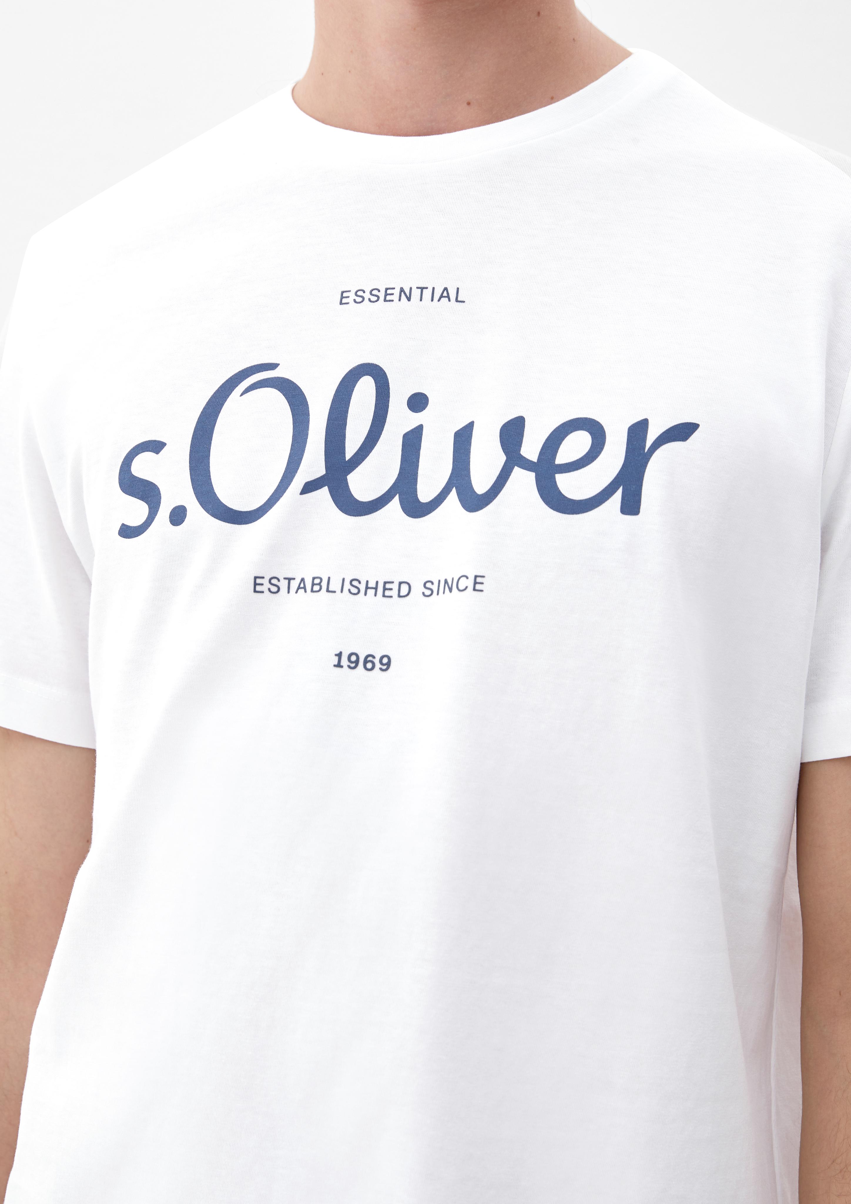 Labelshirt aus Jersey  03.899.32.6954-01D1