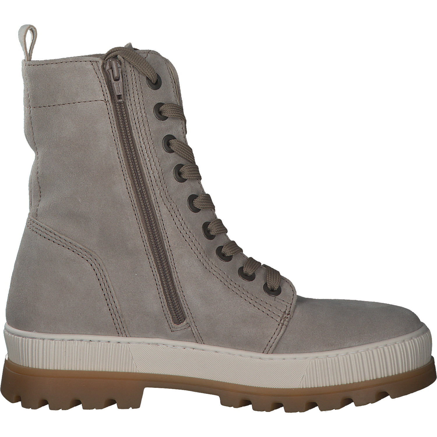 Gabor 92.885, Schnürstiefeletten, Damen, Kiesel (beige)