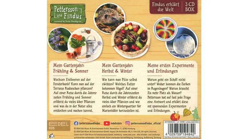 Findus erklärt die Welt, Hörspiel-Box Pettersson und Findus