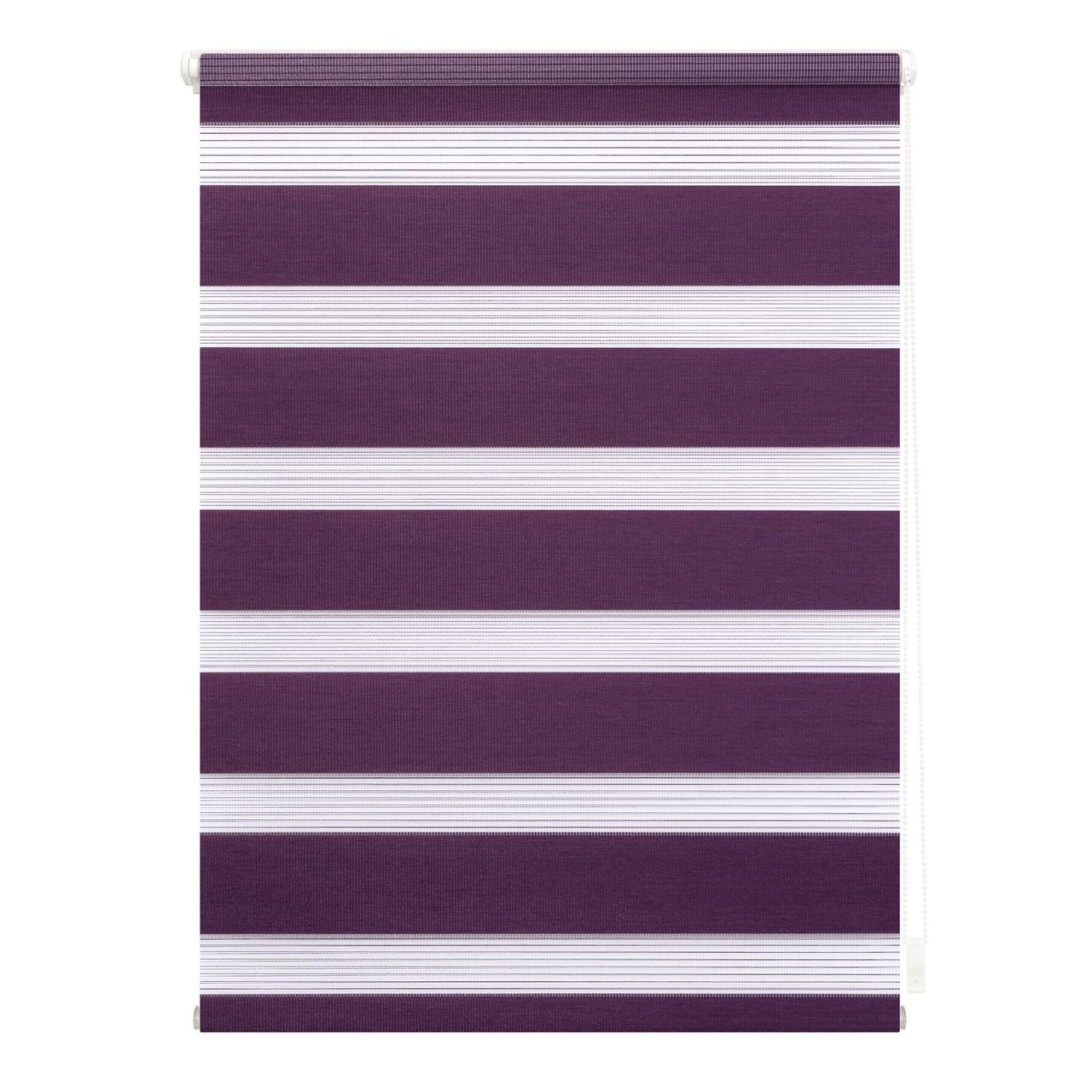 Lichtblick Duo-Rollo Klemmfix, ohne Bohren - Brombeer, 120 cm x 150 cm (B x L)