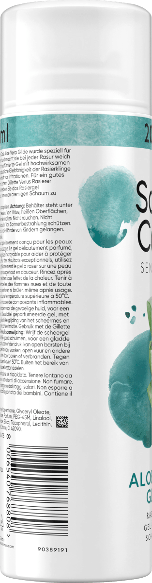 Rasiergel, Aloe Vera Glide, 200 ml
