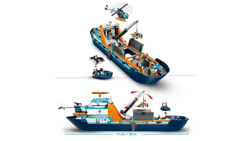 LEGO City 60368 Arktis-Forschungsschiff