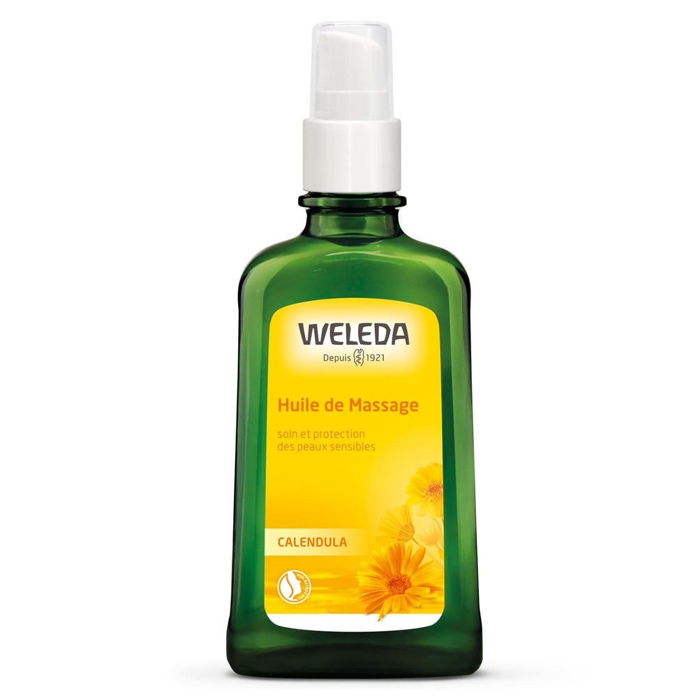 WELEDA Calendula Huile de Massage - 100 ml (flacon pompe) Huiles