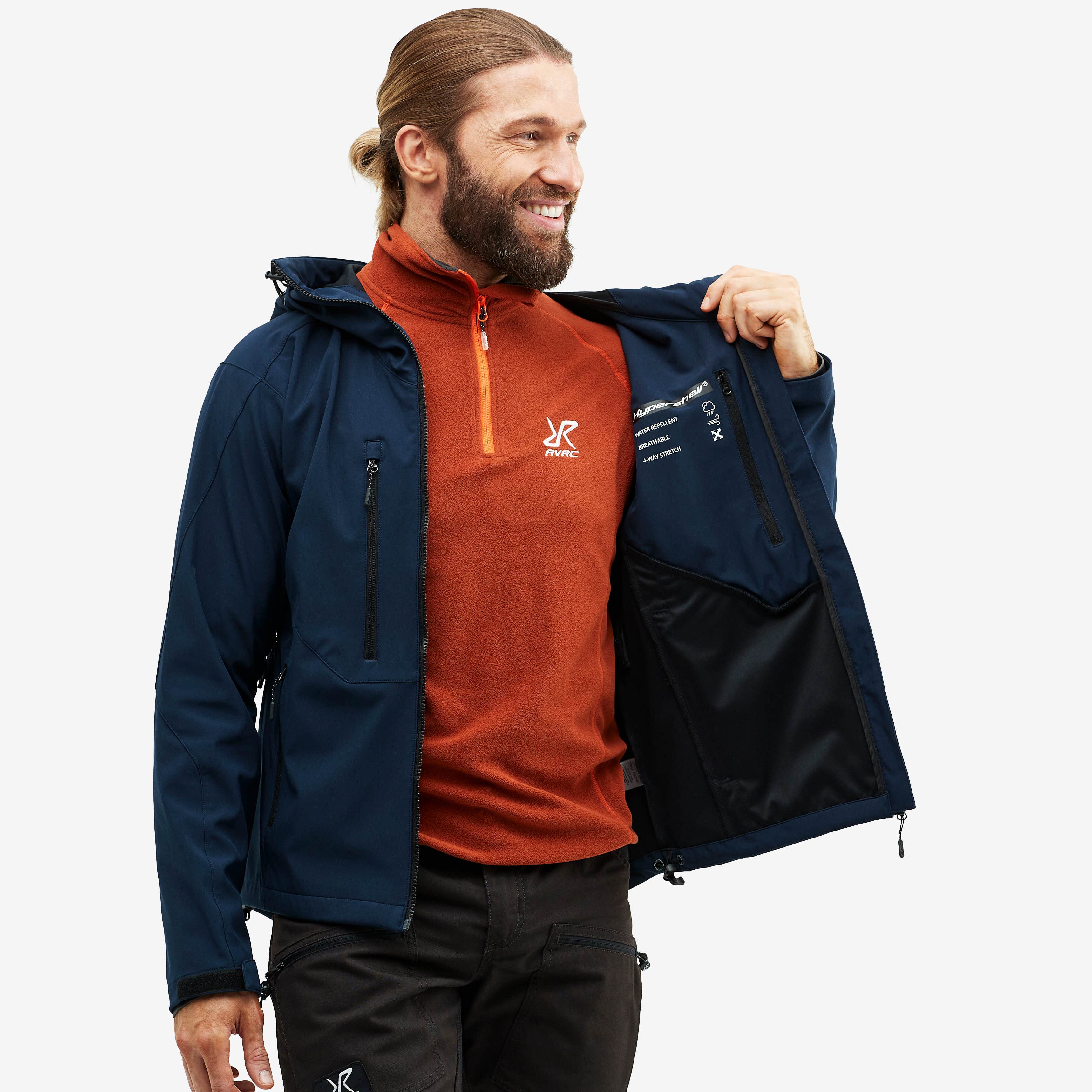 Trail Jacket Homme Thunder Blue
