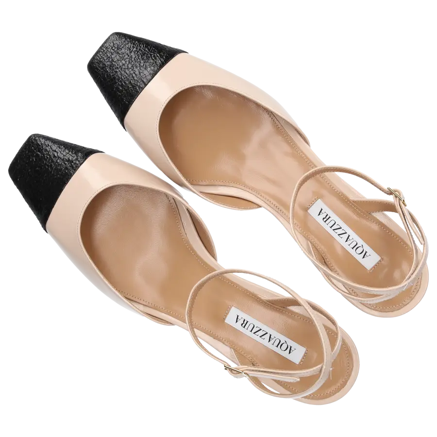 Aquazzura - Slingpumps FRENCH FLIRT 35 Nappaleder - beige