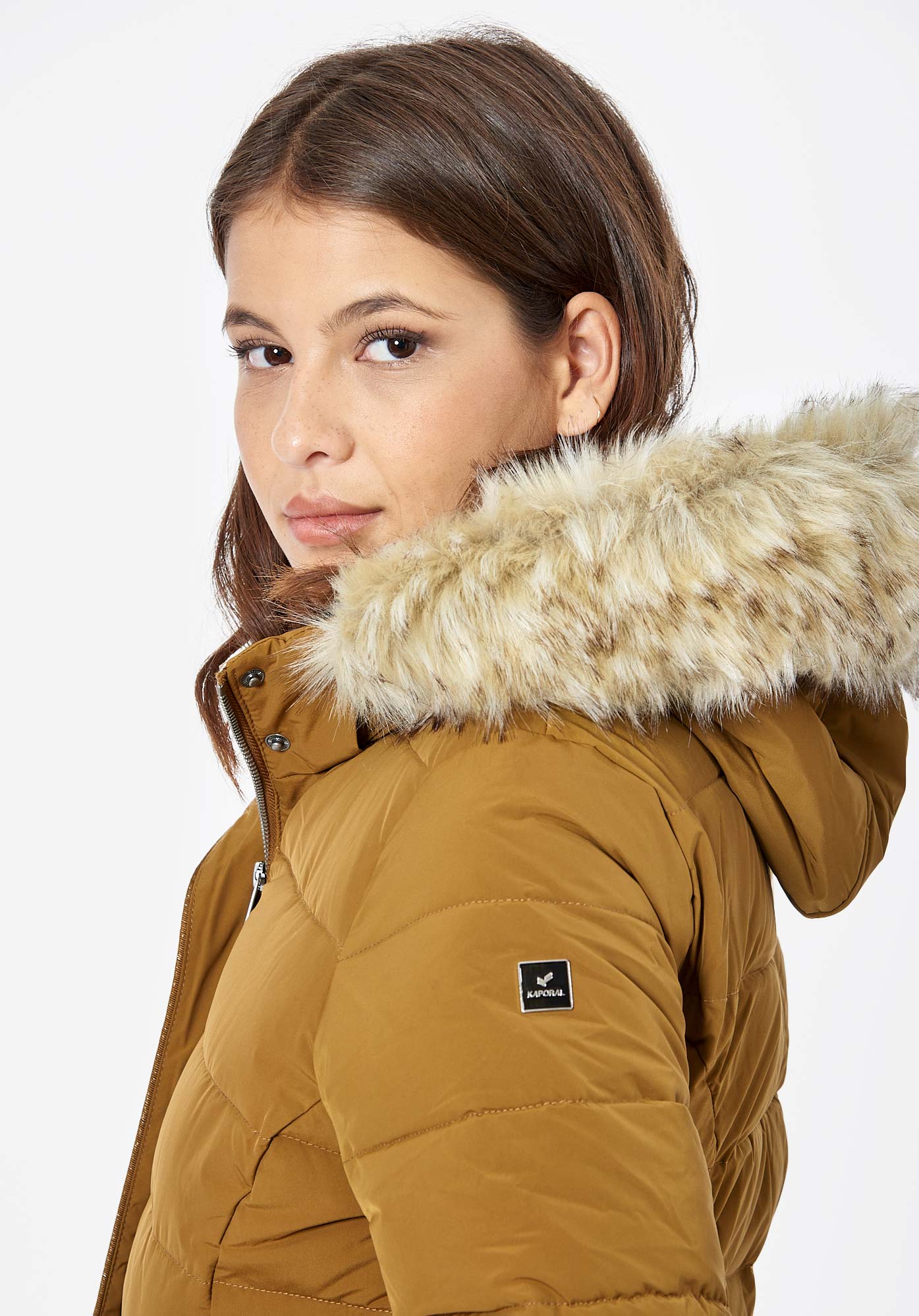 DIBBY  Doudoune marron Femme