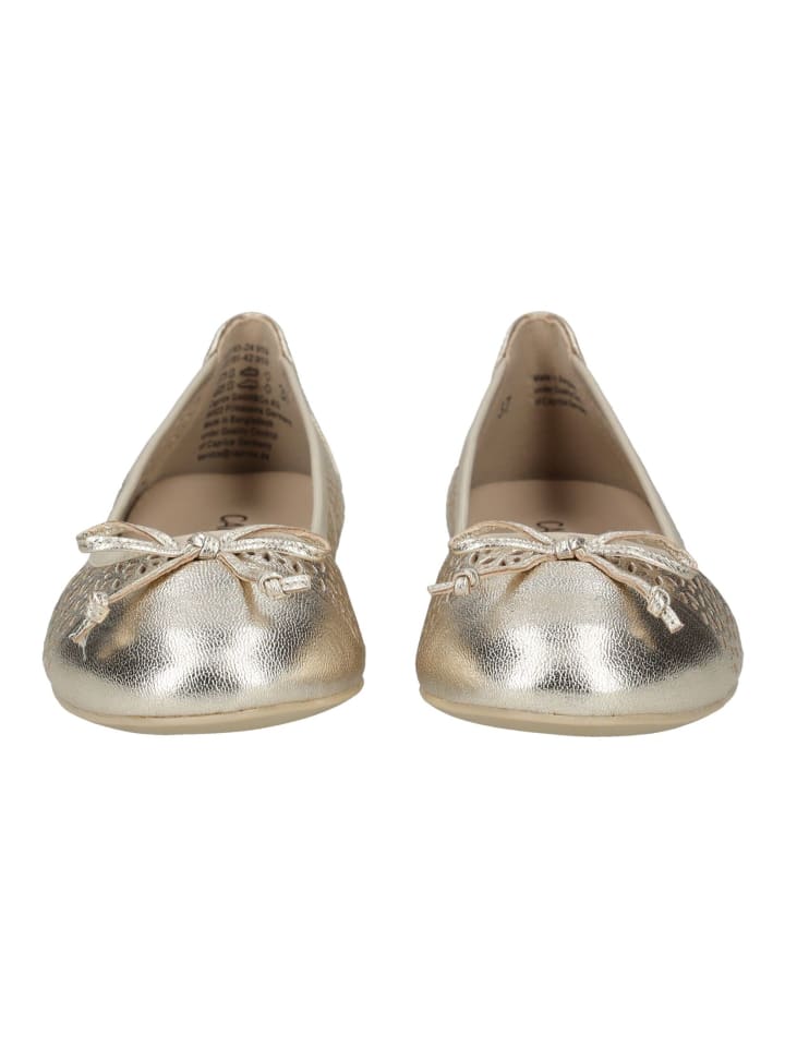 Caprice Ballerinas in Platin günstig kaufen