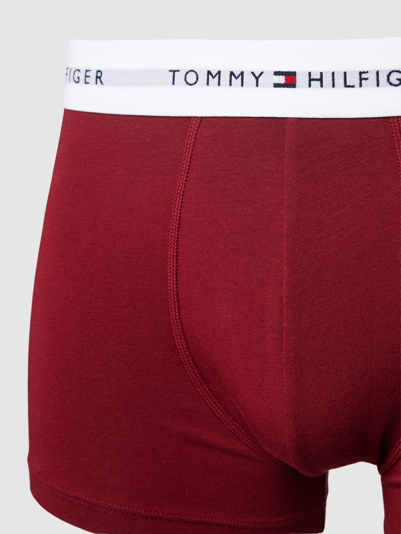 Trunks mit elastischem Bund im 3er-Pack in dunkelblau