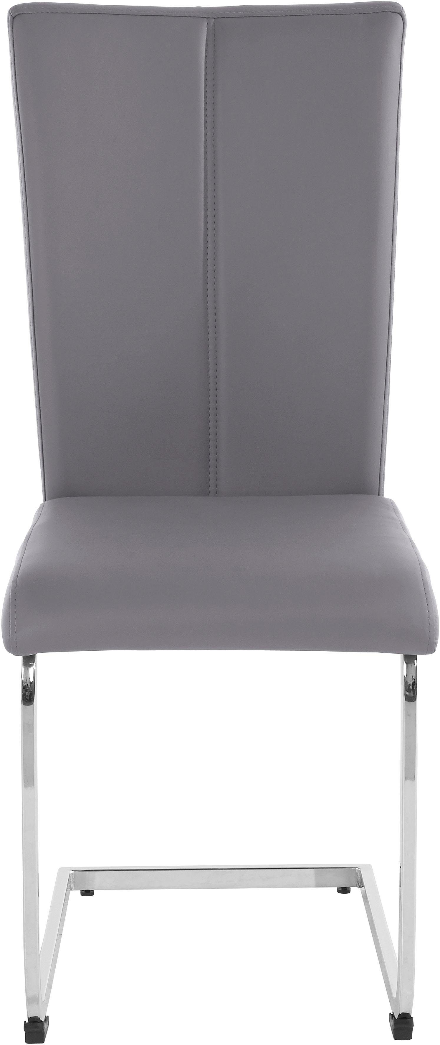 Home affaire Freischwinger Alex (Set, 2 St), Stuhl belastbar bis 120 Kg, Gestell im Chrom-Look