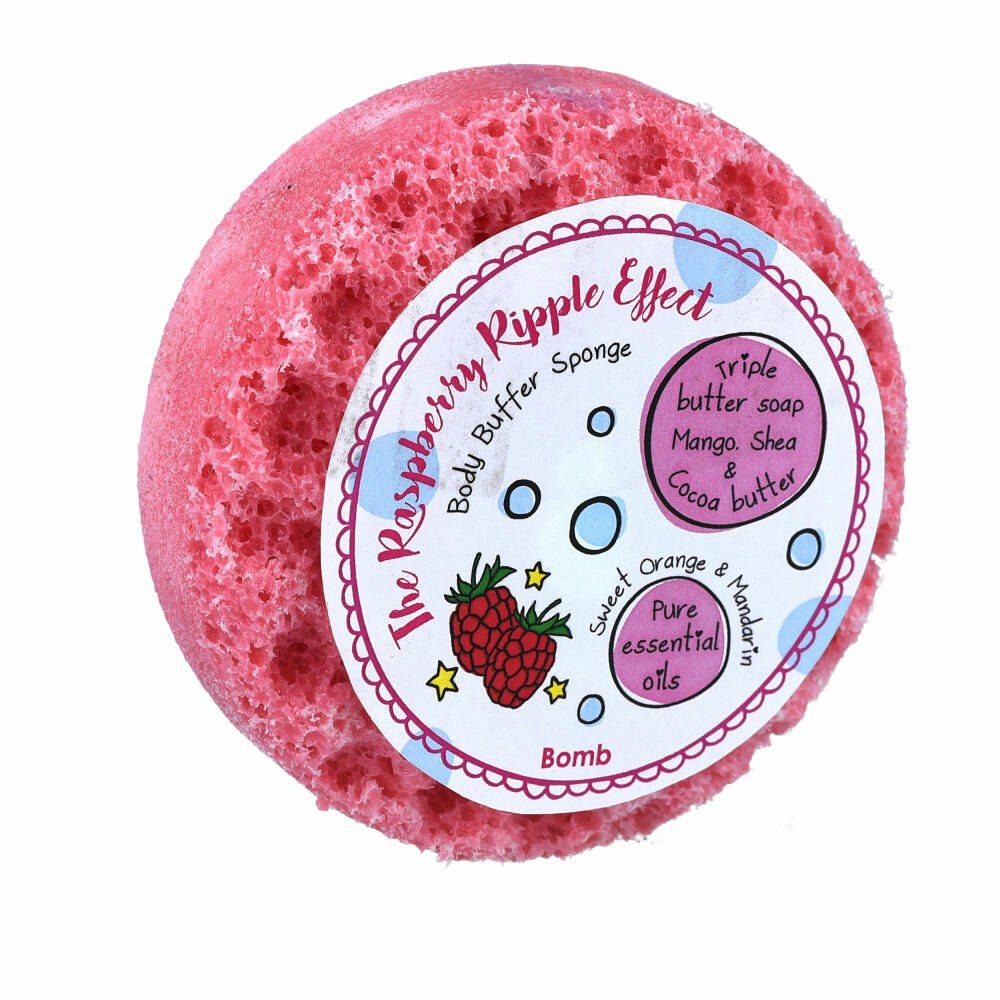 Bomb Cosmetics Duschschwamm Body Buffer The Raspberry Ripple Effect