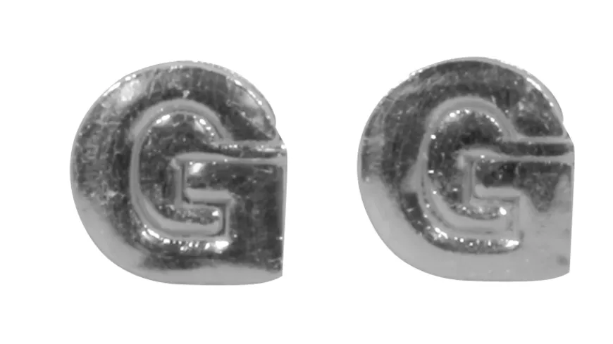 Rayher Wachsbuchstaben -G- silber 9mm 2Stück