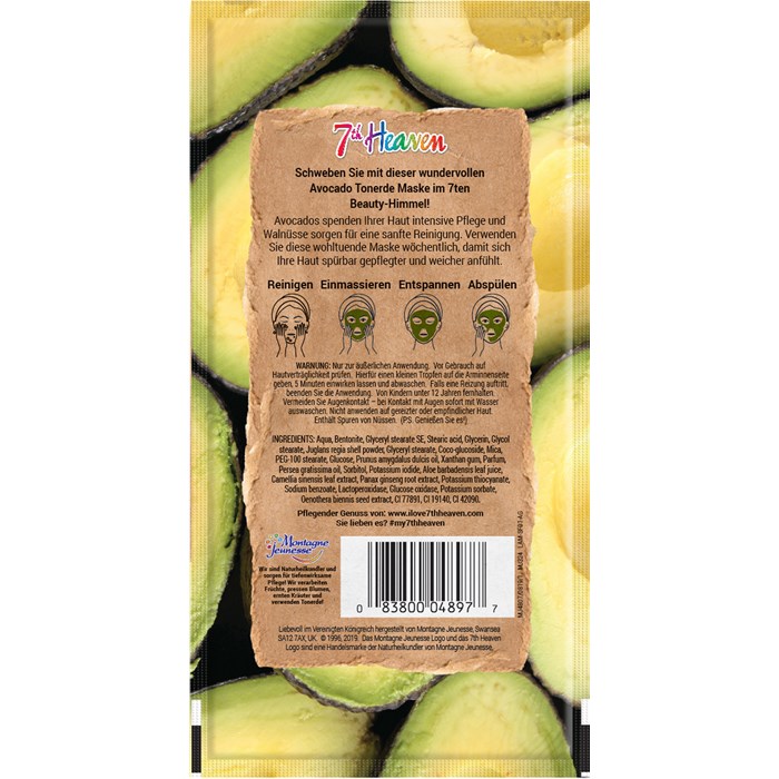 Avocado Tonerde Maske